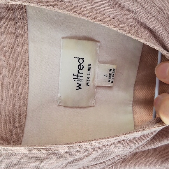 Aritzia Wilfred Nicolet Linen Blazer Jacket - Picture 3 of 8